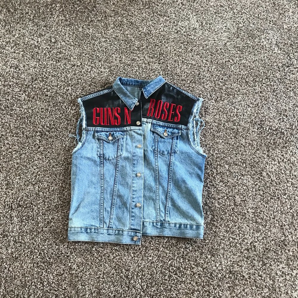 Guns N Roses Denim vest Men